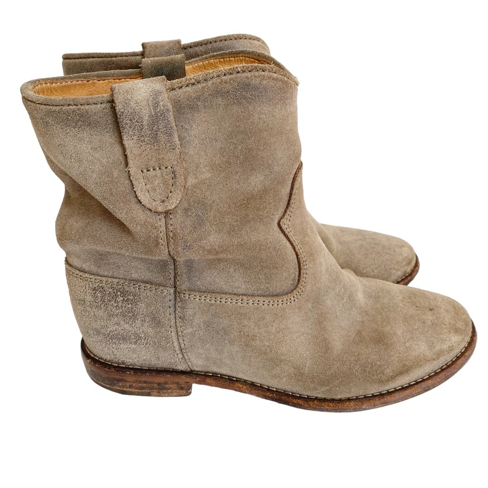 ISABEL MARANT  CRISI Boots Size 37 Distressed Look